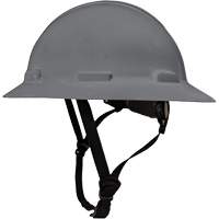 Casque de s&eacute;curit&eacute; &agrave; bordure compl&egrave;te LIDGUARD avec mentonni&egrave;re, R&eacute;pond aux normes CSA type 1, Suspension Rochet, Ventil&eacute; Distribution Industrielle GC