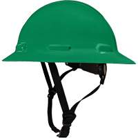 Casque de s&eacute;curit&eacute; &agrave; bordure compl&egrave;te LIDGUARD avec mentonni&egrave;re, R&eacute;pond aux normes CSA type 1, Suspension Rochet, Ventil&eacute; Distribution Industrielle GC
