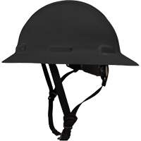 Casque de s&eacute;curit&eacute; &agrave; bordure compl&egrave;te LIDGUARD avec mentonni&egrave;re, R&eacute;pond aux normes CSA type 1, Suspension Rochet, Ventil&eacute; Distribution Industrielle GC