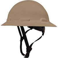 Casque de s&eacute;curit&eacute; &agrave; bordure compl&egrave;te LIDGUARD avec mentonni&egrave;re, R&eacute;pond aux normes CSA type 1, Suspension Rochet, Ventil&eacute; Distribution Industrielle GC