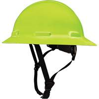 Casque de s&eacute;curit&eacute; &agrave; bordure compl&egrave;te LIDGUARD avec mentonni&egrave;re, R&eacute;pond aux normes CSA type 1, Suspension Rochet, Ventil&eacute; Distribution Industrielle GC