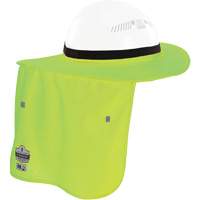 Bordure FR vert lime pour casque de chantier avec cache-cou Distribution Industrielle GC