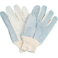 Gants de travail &agrave; index complet d'usage standard, Grand, Paume en Cuir de vache refendu Distribution Industrielle GC