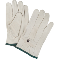 Gants de cordeur d'usage standard, Moyen, Paume Cuir fleur de vache Distribution Industrielle GC