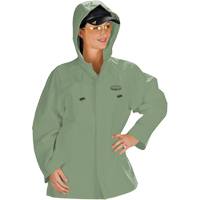 V&ecirc;tements imperm&eacute;ables Hurricane ignifuges et r&eacute;sistants &agrave; l'huile, veste, 4T-Grand, Vert Distribution Industrielle GC