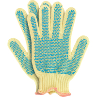 Knit Gloves with Dots, Size Small/7, 7 Gauge, PVC Coated, Kevlar&reg; Shell, ANSI/ISEA 105 Level 2 Distribution Industrielle GC