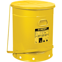 Contenants pour d&eacute;chets huileux, Homologu&eacute; FM/List&eacute; UL, 21 gal. US, Jaune Distribution Industrielle GC
