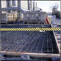 Ruban pour barricade, Anglais, 3" la x 200' lo, 3 mils, Noir sur jaune Distribution Industrielle GC