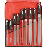 Jeux de 9 limes ergonomiques, 9 pi&egrave;ces Distribution Industrielle GC