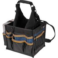 Grands porte-outils pour &eacute;lectriciens et travaux de maintenance, Polyester, 23 pochettes, Noir Distribution Industrielle GC
