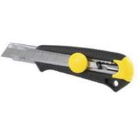 Couteau &agrave; lame cassable Dynagrip, 18 mm, Acier, Prise en Plastique Distribution Industrielle GC
