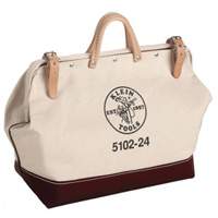 Sac d'outils robuste de 24 po, Toile, 1 pochettes, Brun/Naturel Distribution Industrielle GC