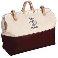 Sac d'outils robuste &agrave; fond haut de 20 po, Toile, 1 pochettes, Naturel Distribution Industrielle GC