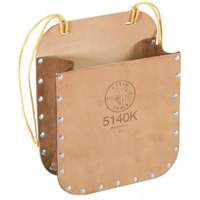 Sac d'outils avec sangle, Cuir, 1 pochettes, Brun Distribution Industrielle GC
