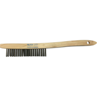Brosses de nettoyage &agrave; manche recourb&eacute;, Laiton, 3 x 19 rangs de fils, Longueur 14" Distribution Industrielle GC
