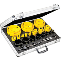 Trousses de scies cloches pour &eacute;lectricien, 31 morcea Distribution Industrielle GC