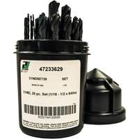 Heavy-Duty Drill Bit Set , 29 Pieces, High Speed Steel Distribution Industrielle GC