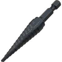 Foret &eacute;tag&eacute; no 1, 1/8" - 1/2", Incr&eacute;ments de 1-3/2", Acier rapide Distribution Industrielle GC