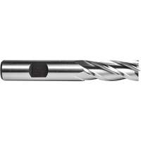 Fraise en bout C615, 1/4" dia., 4 cannelures, Acier rapide Distribution Industrielle GC