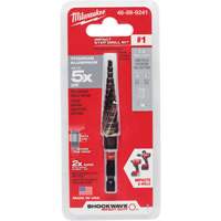 Foret &eacute;tag&eacute; #1 Shockwave Impact Duty, 1/2" - 1-1/8", Incr&eacute;ments de 1/32", Titane Distribution Industrielle GC