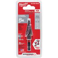 Foret &eacute;tag&eacute; #3 Shockwave Impact Duty, 3/16" - 3/4", Incr&eacute;ments de 1/16", Titane Distribution Industrielle GC
