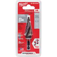 Foret &eacute;tag&eacute; #4 Shockwave Impact Duty, 3/16" - 7/8", Incr&eacute;ments de 1/16", Titane Distribution Industrielle GC