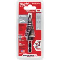 Foret &eacute;tag&eacute; #8 Shockwave Impact Duty, 1/2" - 1", Incr&eacute;ments de 1/16", Titane Distribution Industrielle GC