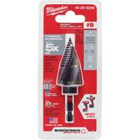 Foret &eacute;tag&eacute; #9 Shockwave Impact Duty, 7/8" - 1-1/8", Incr&eacute;ments de 1/4", Titane Distribution Industrielle GC