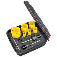 Trousse de scie pour plombier pour trou &agrave; coupe profonde, 10 morcea Distribution Industrielle GC