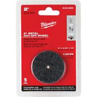 M12 Fuel Right Angle Die Grinder Cut-Off Wheels, 2" x 0.04", 1/4" Arbor, Type 1, Aluminum Oxide, 21000 RPM Distribution Industrielle GC