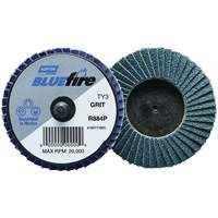R884P BlueFire&reg; Mini Flap Disc, 3" x Type 27, P40 Grit, Zirconia Alumina Distribution Industrielle GC