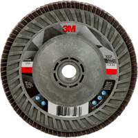 Disque &agrave; lamelles &agrave; changement rapide 769F, 5" x 5/8"-11, Type 29, Grain 120+, C&eacute;ramique Distribution Industrielle GC