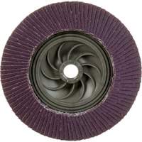 Disque &agrave; lamelles &agrave; changement rapide 769F, 5" x 5/8"-11, Type 29, Grain 120+, C&eacute;ramique Distribution Industrielle GC