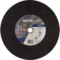 Metal A Chop Saw Cut-Off Wheel, 14" x 3/32", 1" Arbor, Type 01/41, Aluminum Oxide, 4365 RPM Distribution Industrielle GC