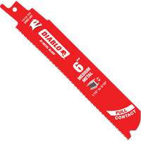 Medium Metal Reciprocating Saw Blade, Bi-Metal, 14-18 TPI, 6" L x 1" W Distribution Industrielle GC