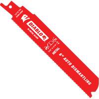 Reciprocating Blade for Auto Dismantling, Bi-Metal, 10-14 TPI, 6" L x 1" W Distribution Industrielle GC