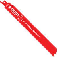 Reciprocating Blade for Auto Dismantling, Bi-Metal, 10-14 TPI, 9" L x 1" W Distribution Industrielle GC