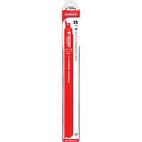 Reciprocating Blade for Auto Dismantling, Bi-Metal, 10-14 TPI, 12" L x 1" W Distribution Industrielle GC