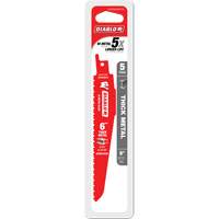 Reciprocating Blade for Thick Metal/Demolition, Bi-Metal, 8-10 TPI, 6" L Distribution Industrielle GC