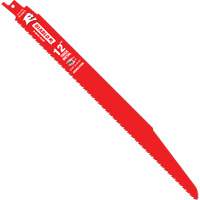 Reciprocating Blade for Thick Metal/Demolition, Bi-Metal, 8-10 TPI, 12" L Distribution Industrielle GC