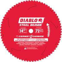 Steel Demon Cermet II Circular Saw Blade, 14", 72 Teeth, Metal Use Distribution Industrielle GC