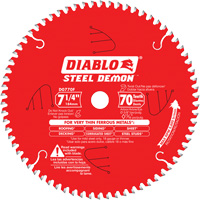 Steel Demon Cutting Saw Blade, 7-1/4", 70 Teeth, Metal Use Distribution Industrielle GC