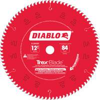 Trex&reg; Blade Cutting Saw Blade, 12", 84 Teeth, Plastic/Composite Decking Use Distribution Industrielle GC