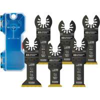 Jeu de lames en titane pour le m&eacute;tal et le bois Storm One Fit Distribution Industrielle GC