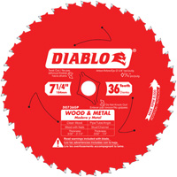 Steel Demon Cermet II Saw Blade, 7-1/4", 36 Teeth, Metal Use Distribution Industrielle GC