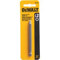 Embout pour outil motoris&eacute;, Carr&eacute;e, Embout #2, Prise 3-1/2", Longueur 3-3/5" Distribution Industrielle GC