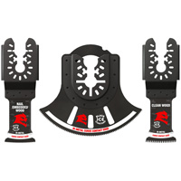 3-Piece Universal Fit Bi-Metal Oscillating Blade Set Distribution Industrielle GC