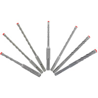 Rebar Demon SDS-Plus 4-Cutter Full Carbide Head Hammer Bit Set, 7 Pieces, Carbide Distribution Industrielle GC