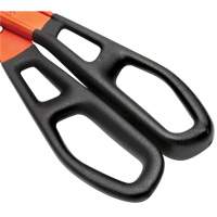Cisaille d'&eacute;tain en aluminium dentel&eacute; de 13" avec poign&eacute;e tremp&eacute;e, Longueur de coupe de 3", Coupe Droit Distribution Industrielle GC