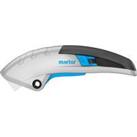 Couteau de s&eacute;curit&eacute; r&eacute;tractable Secunorm Martego, 9 mm, C&eacute;ramique, Robuste, Prise en Aluminium Distribution Industrielle GC